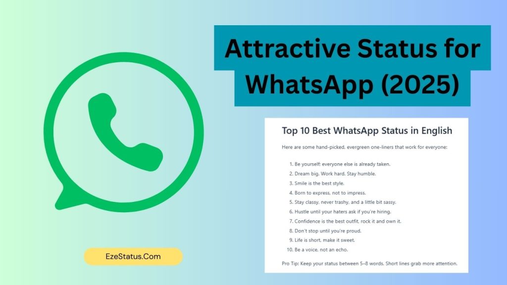 Attractive Status for WhatsApp (2025)