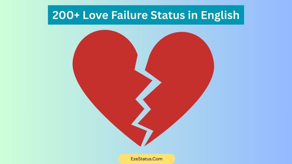 Love Failure Status in English